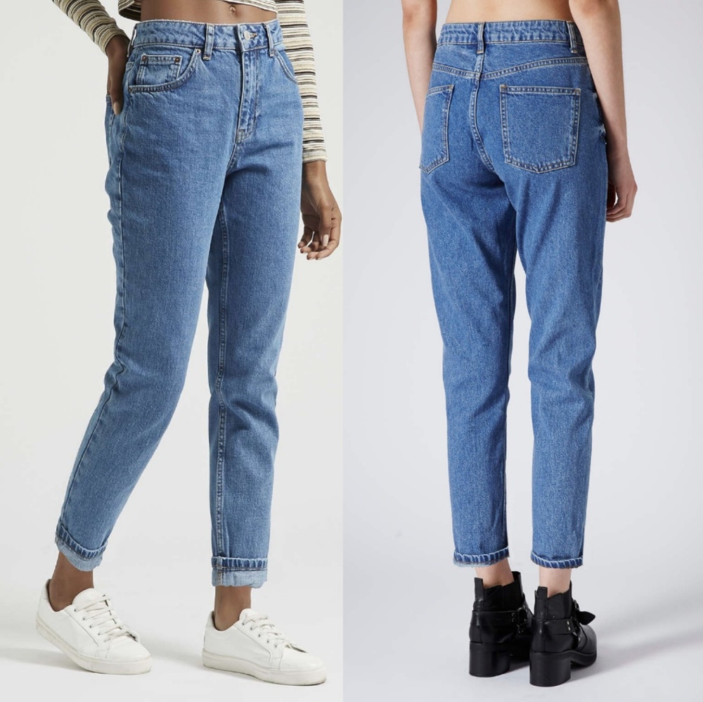 TOPSHOP Vintage highrise Mom jeans